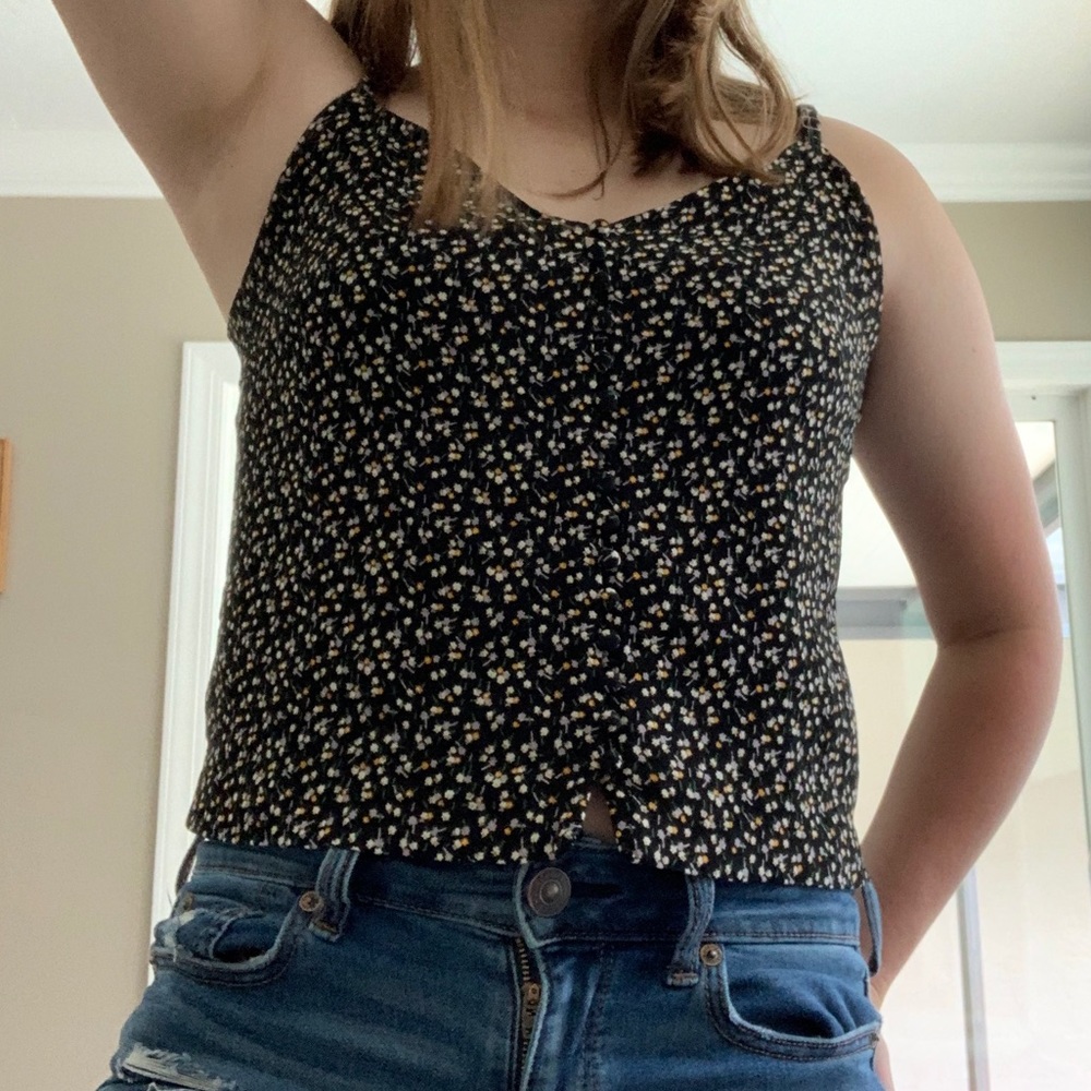 madewell floral tank top